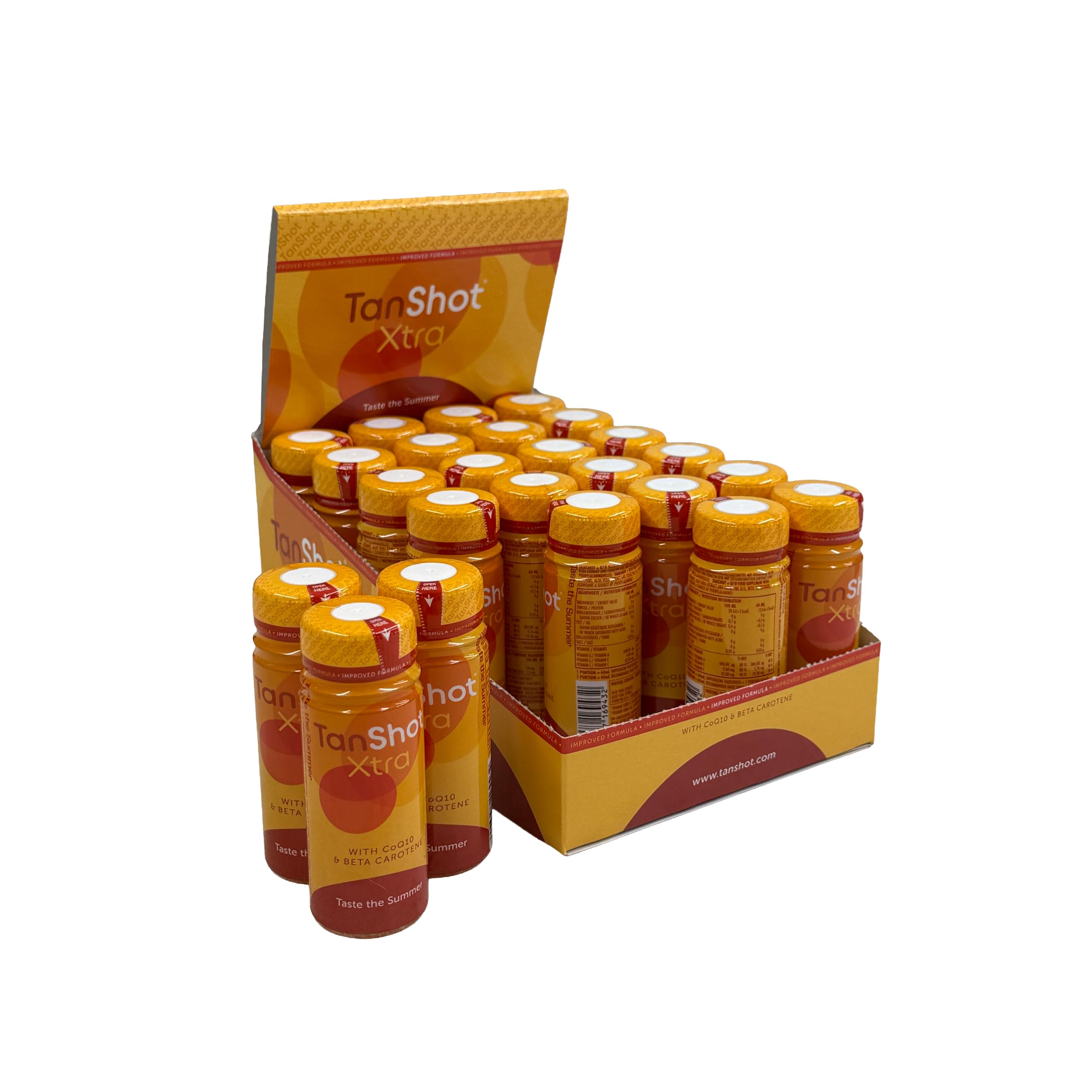 Tanshot Tanning & Beauty drink, Liquid (24 bottles + display box)