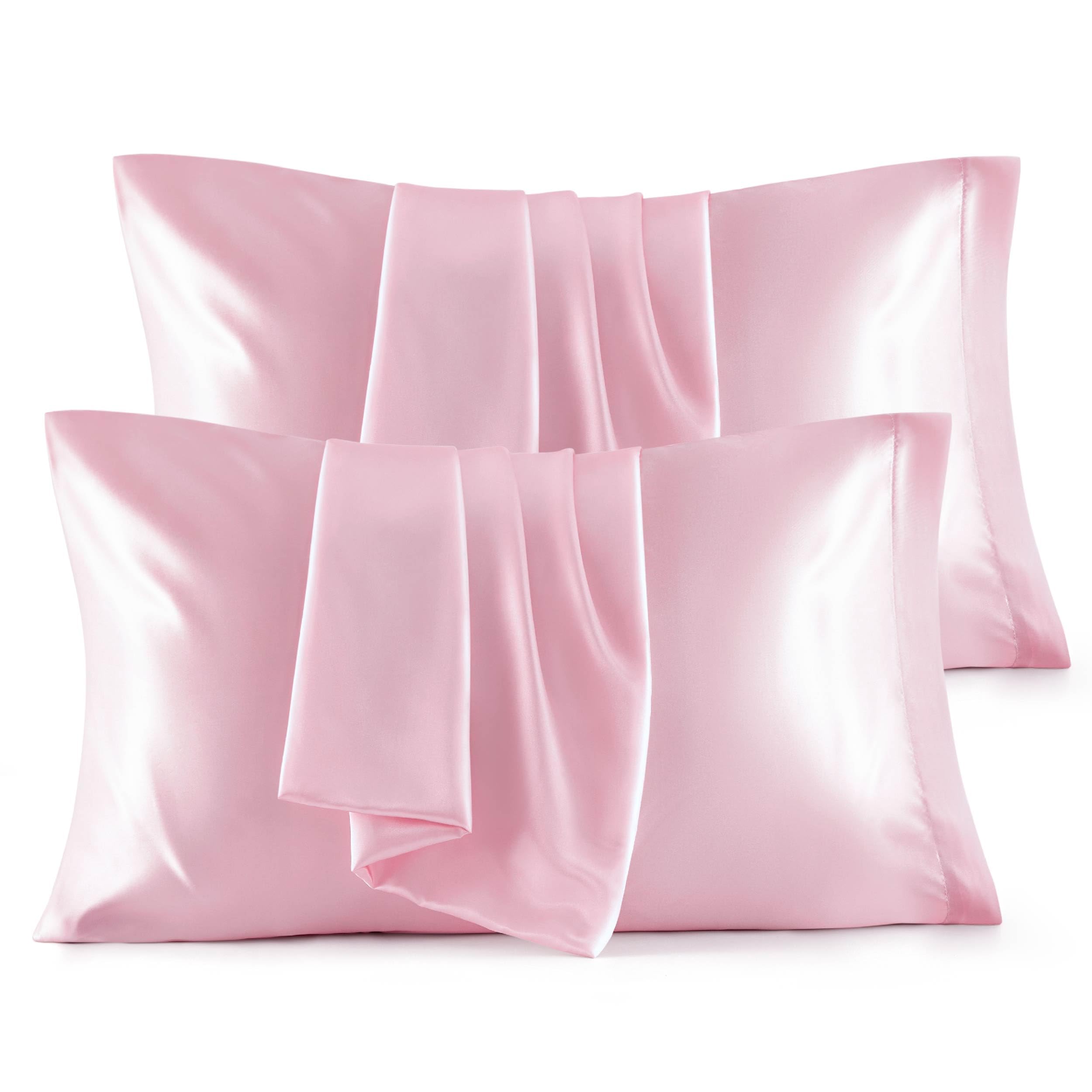 Bedsure Satin Pillowcase for Hair and Skin Queen