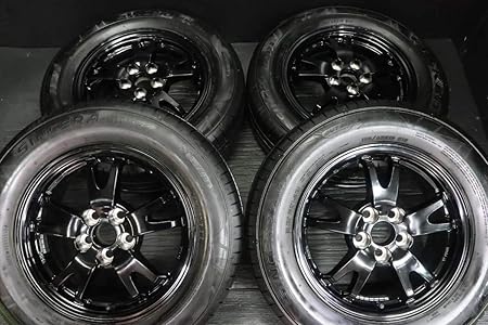 Amazon 送料無料 中古タイヤ 4本セット ファルケン シンセラ Sn2 195 65r15 トヨタ純正 プリウス 15x6 0 45 100 5穴 プリウスに サマータイヤ S タイヤ ホイールセット 車 バイク