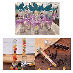 24 PCS Plastic Test Tubes,45 ml Clear Test Tube