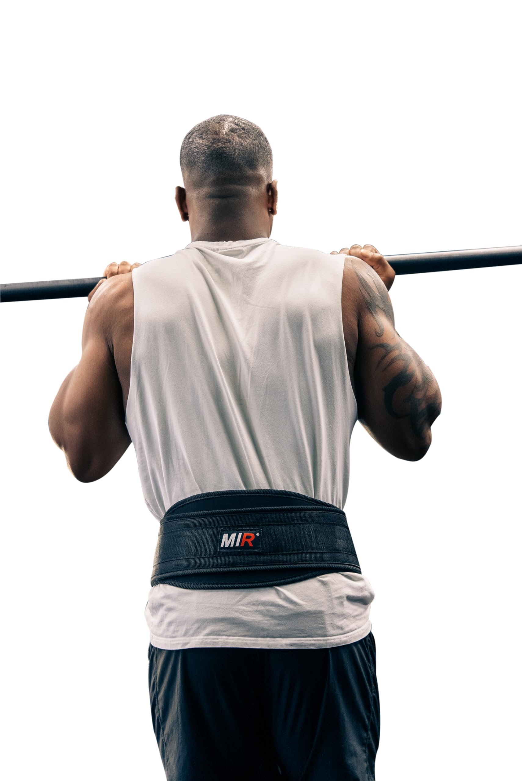 Mir Dip belt With 36" chain, 500lbs - 650lbs weight capacity, Weight lifting for dips and pullups (BLACK PRO) Image