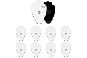 MOLUFEIBE Tens Electrodes for Tens Unit Pads for Tens Unit Muscle Stimulator Pads nursal Tens Unit Replacement Pads Tens Electrode Pads Tens Replacement Pads 10 PCS Compatible with Belifu Tens Unit Pads