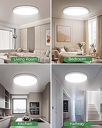 hepside 23INCH Big Dimmable Flush Mount Ceiling