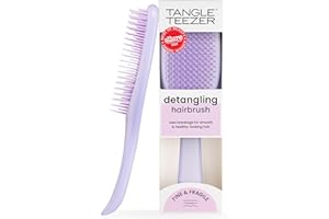 Tangle Teezer Fine & Fragile Ultimate Detangler Brush, Dry & Wet Hair Brush to Detangle & Reduce Breakage, Hypnotic Heather
