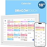 Digital Calendar 10" Touch Screen Smart Family Chore Chart No Subscription | 1080 FHD, Sync Calendar, Interactive Display, Picture Frame,Custom Task Rewards