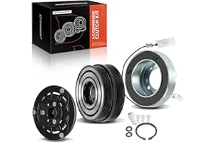 A-Premium Air Conditioner AC Compressor Clutch Kit Compatible with Volvo C70 2004 2006-2013, C30 2008-2013, S40 2005-2011, V5