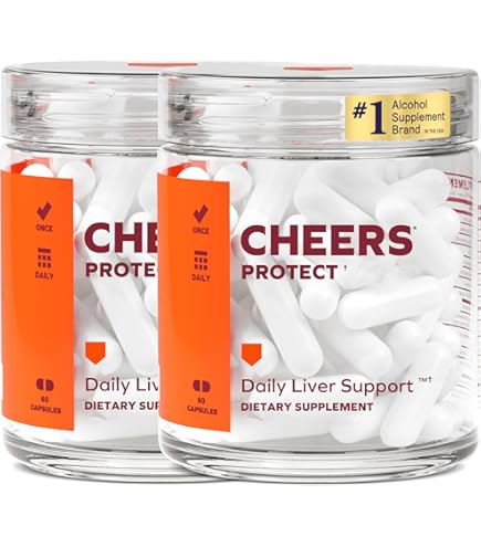 Cheers Liver Combo | Restore + Protect | Support Your Liver & Feel Better After Drinking | DHM, L-Cysteine, Milk Thistle, Prickly Pear, B-Vitamins