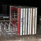 Pmsanzay Clear Acrylic CD DVD Holder 14 Standard Boxes Storage Case view 6