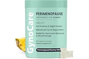 TERRAMED JUST THINK COMFORT Perimenopause Supplements Women | Premenopausal Gummy Vitamins | Relief for Hormonal Balance & Mood Swings | Supports Menstrual Cycle Regulation | 60 Vegan Gummies