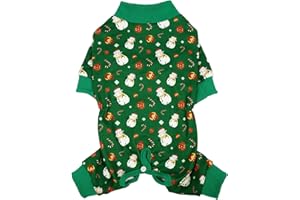 Kuoser Dog Winter Christmas Four-Legged Pajamas for Extra Large Dogs | Ease Giant Pup Chill, Xmas Season Use, Durable & Cozy,