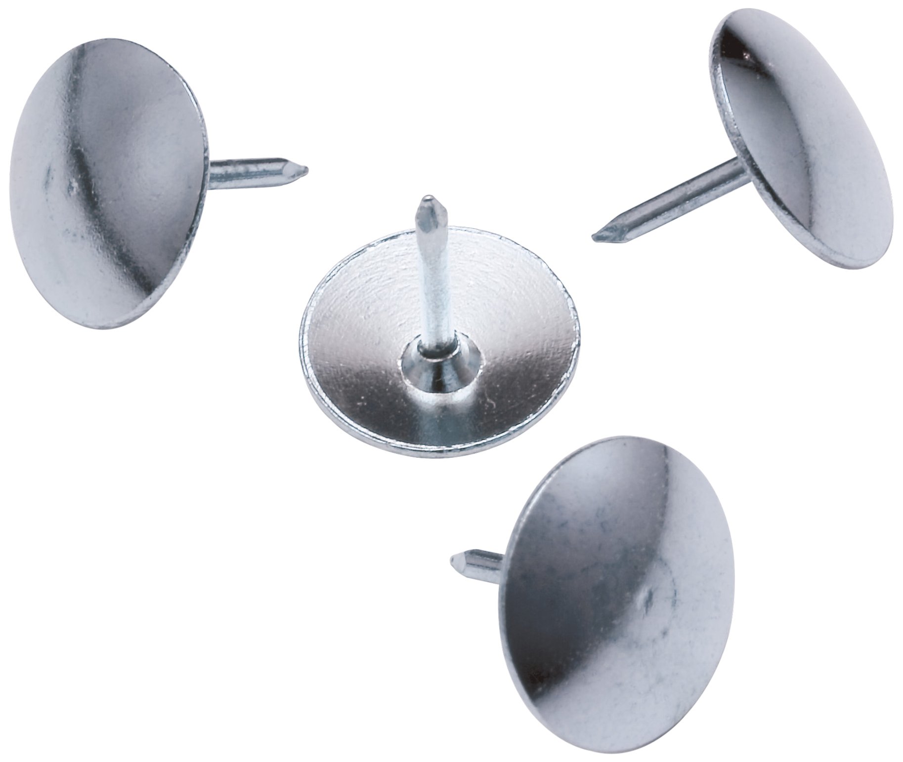 OfficemateOIC Steel Thumb Tacks, 7/16 Inch Head, Silver, Box of 100 (92913)