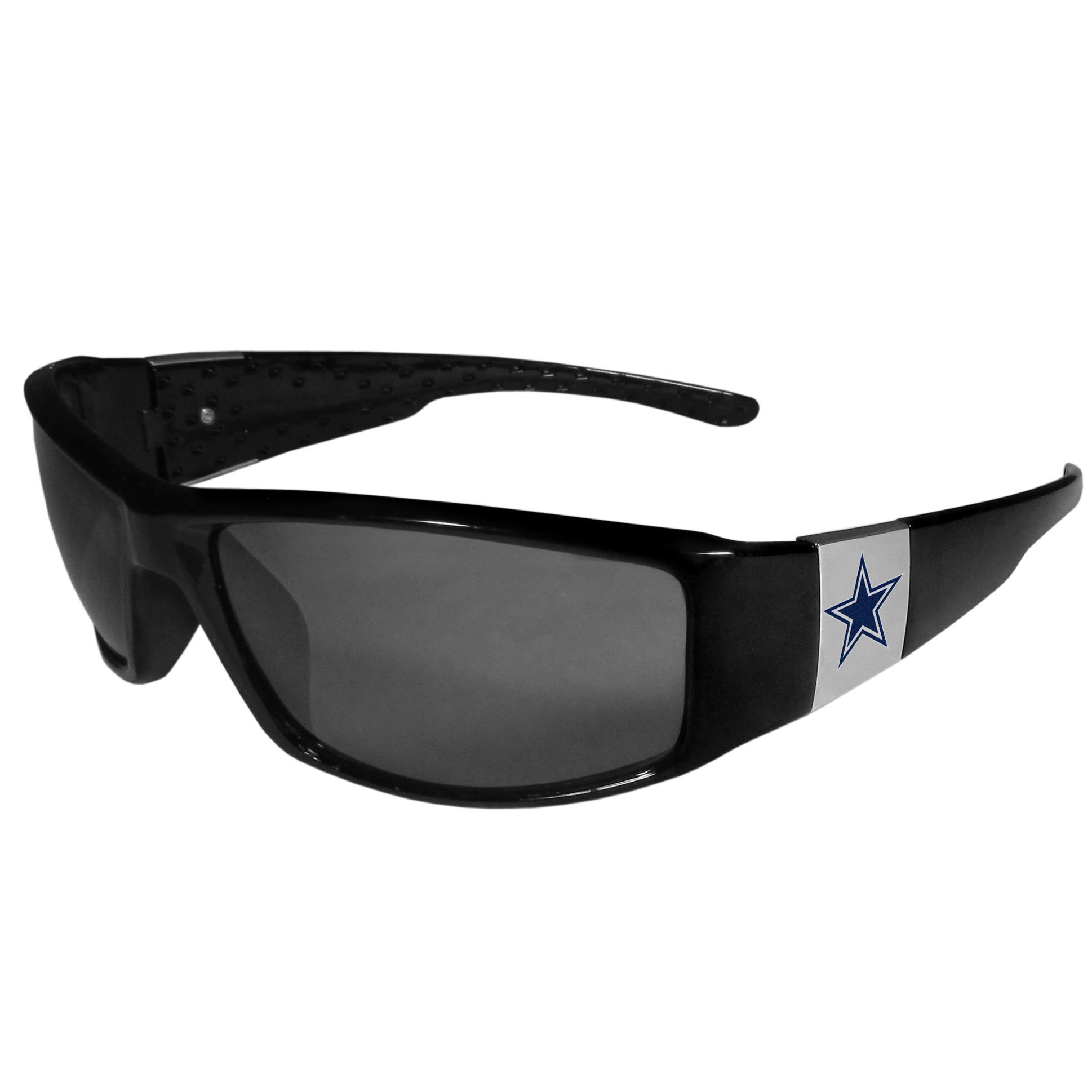 Photo 1 of NFL Siskiyou Sports Fan Shop Dallas Cowboys Chrome Wrap Sunglasses One Size Black