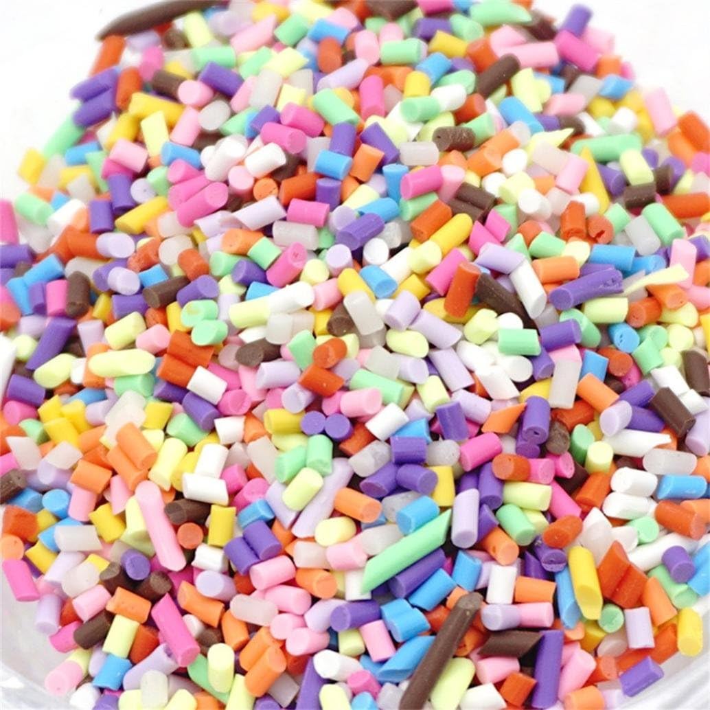 Kanzd Colorful Styrofoam Sugar Sprinkles Decorative Slime DIY Craft for Crunchy Slime