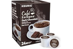 Café Escapes Hot Cocoa, Dark Chocolate, 24 Count