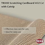 TRIXIE Wild Cat Scratching Board with Catnip Blue 41 x 7 x 24 cm view 2