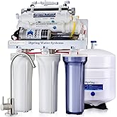 iSpring RCC1UP 6-Stage 100 GPD Under Sink Reverse Osmosis Drinking Water Filtration System with Booster Pump and UV Ultraviol