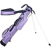RUTHNISSI Golf Stand Bag, Lightweight Golf Easy Carry Bag with Padded Strap，Durable Pitch n Putt Golf Bag, Practice Ranger Sunday Golf Bag for Men&Women