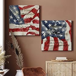 Renditions Gallery Bless America Wall Art, Premium