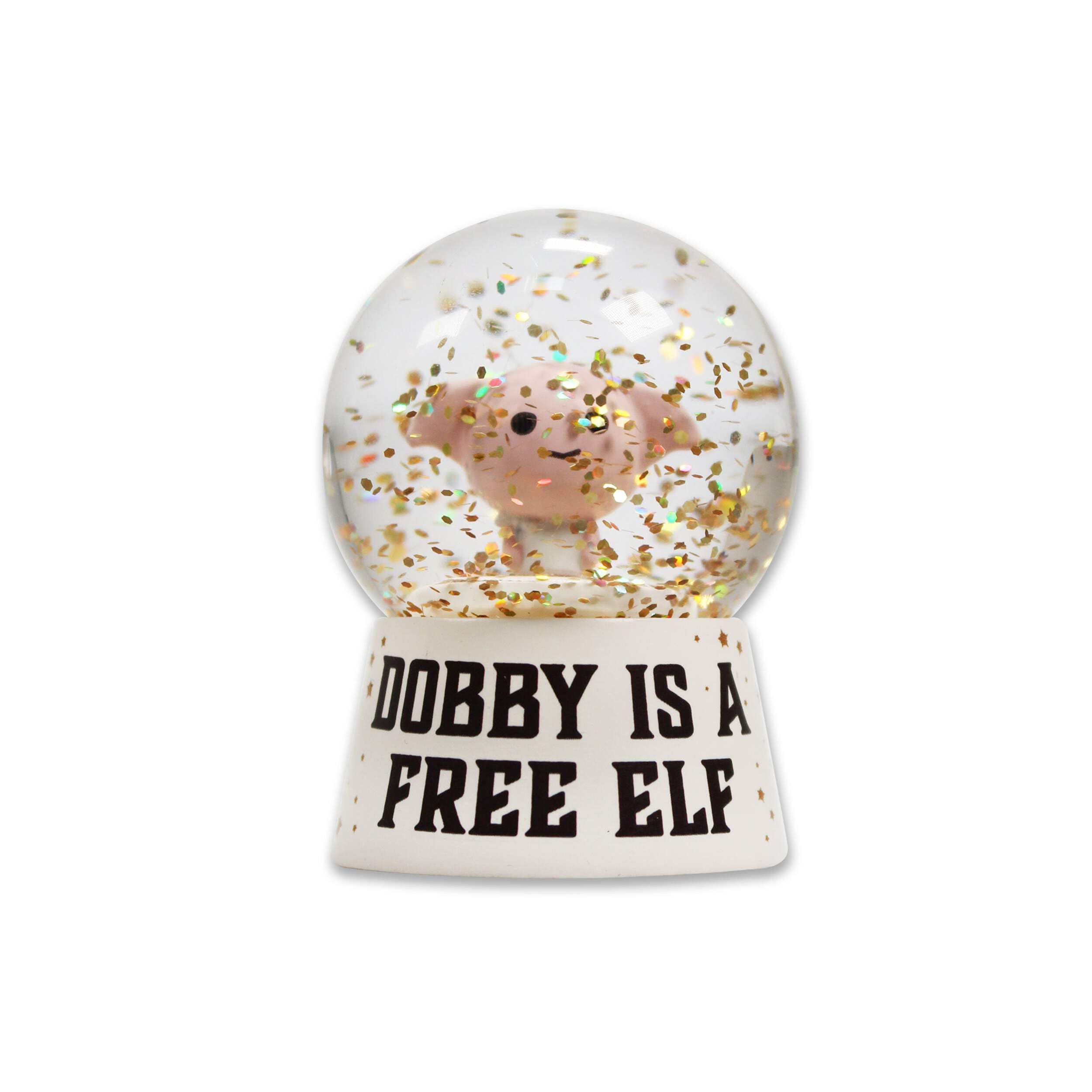 Half Moon Bay | Harry Potter | Dobby | Snow Globe - Dobby is a free Elf celebration, 100mm | Official Merchandise