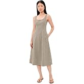 Madewell Women's Seamed Scoopneck Midi Dress