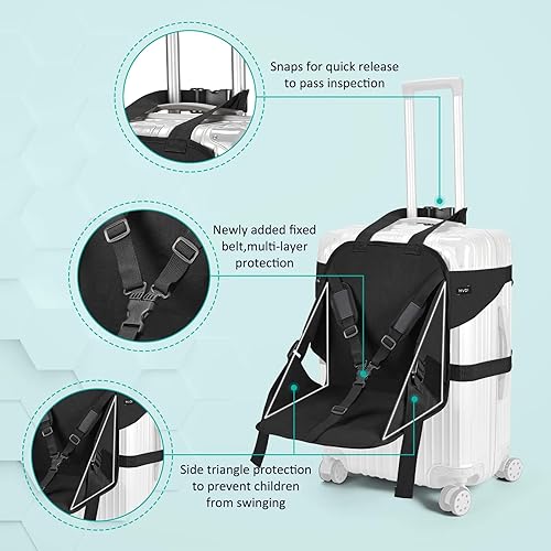 Ride on Suitcase for Toddler, Kids Travel Seat, Carry On Luggage