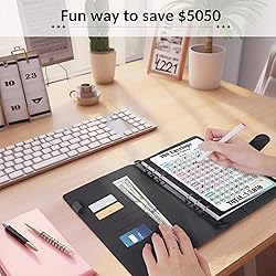 Sooez 100 Envelope Money Saving Challenge Book with