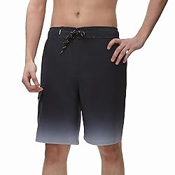 Rokka&Rolla Men's 4-Way Stretch Swim Trunks