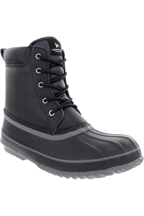 tommy hilfiger men's casey waterproof duck boots created for macy's