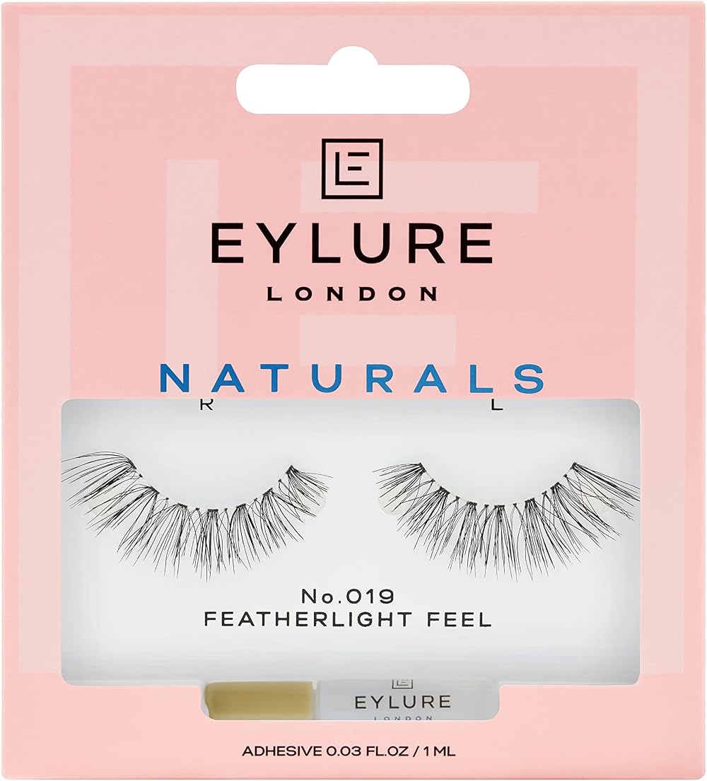 Eylure Naturals No. 019 False Lashes Black Brand New in Package