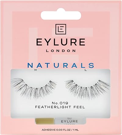 Eylure Naturals No. 019 False Lashes Black Brand New in Package
