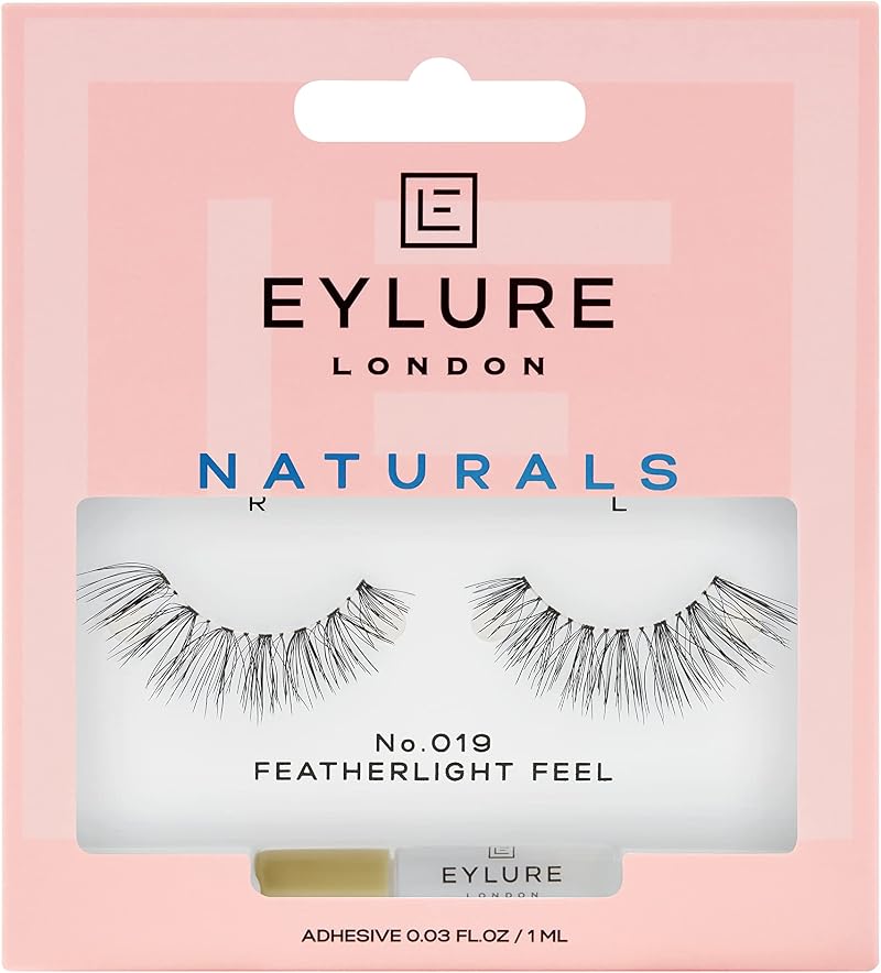 Eylure Naturals No. 019 False Lashes Black Brand New in Package