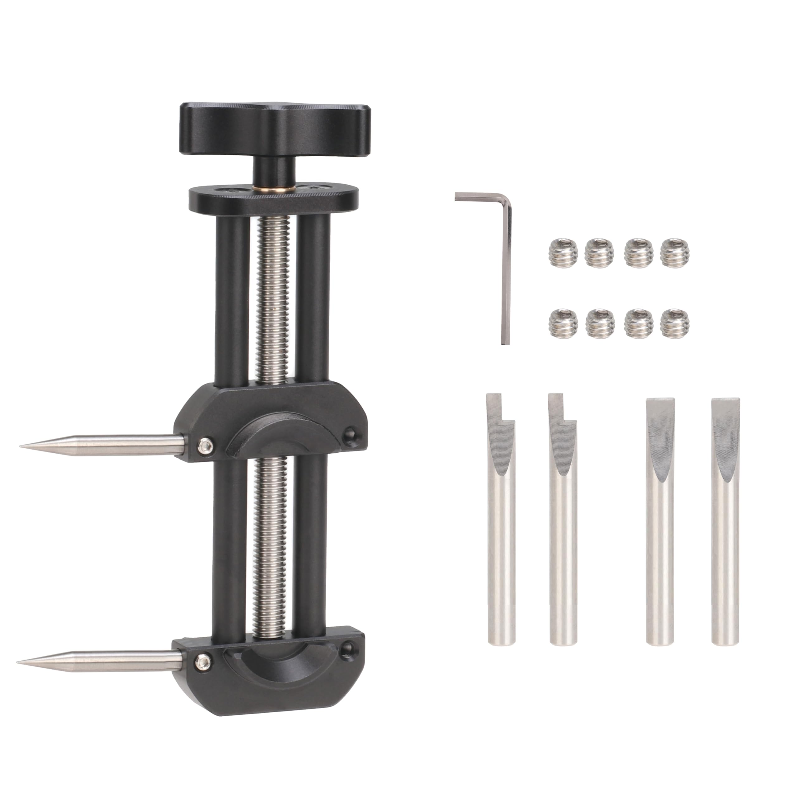 Hersmay Multi-Function Lens Repair Tool Camera Lens Vise Tool Kit Lens Filter Spanner Wrench Open Tool, Adjustable Jaw Opening 10-90mm, Full Metal Lens Repair for Ø22mm-105mm Lens Filter Ring