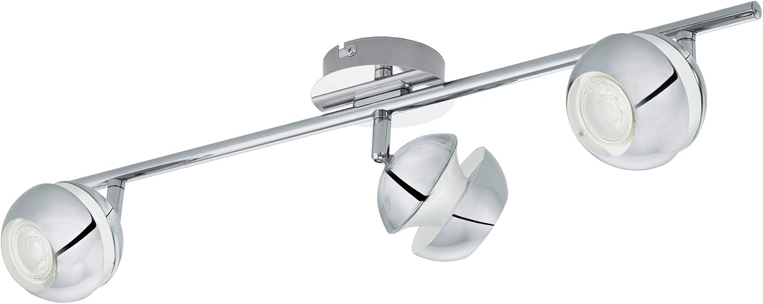 EGLO NOCITO 1 Spotlight Steel 3.3 W Chrome White, Chrome, White