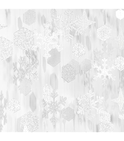 200 Copos De Nieve Brillantes Navideños - De ABS, 1.5x1.5 Cm, Para Manualidades Y Decoración