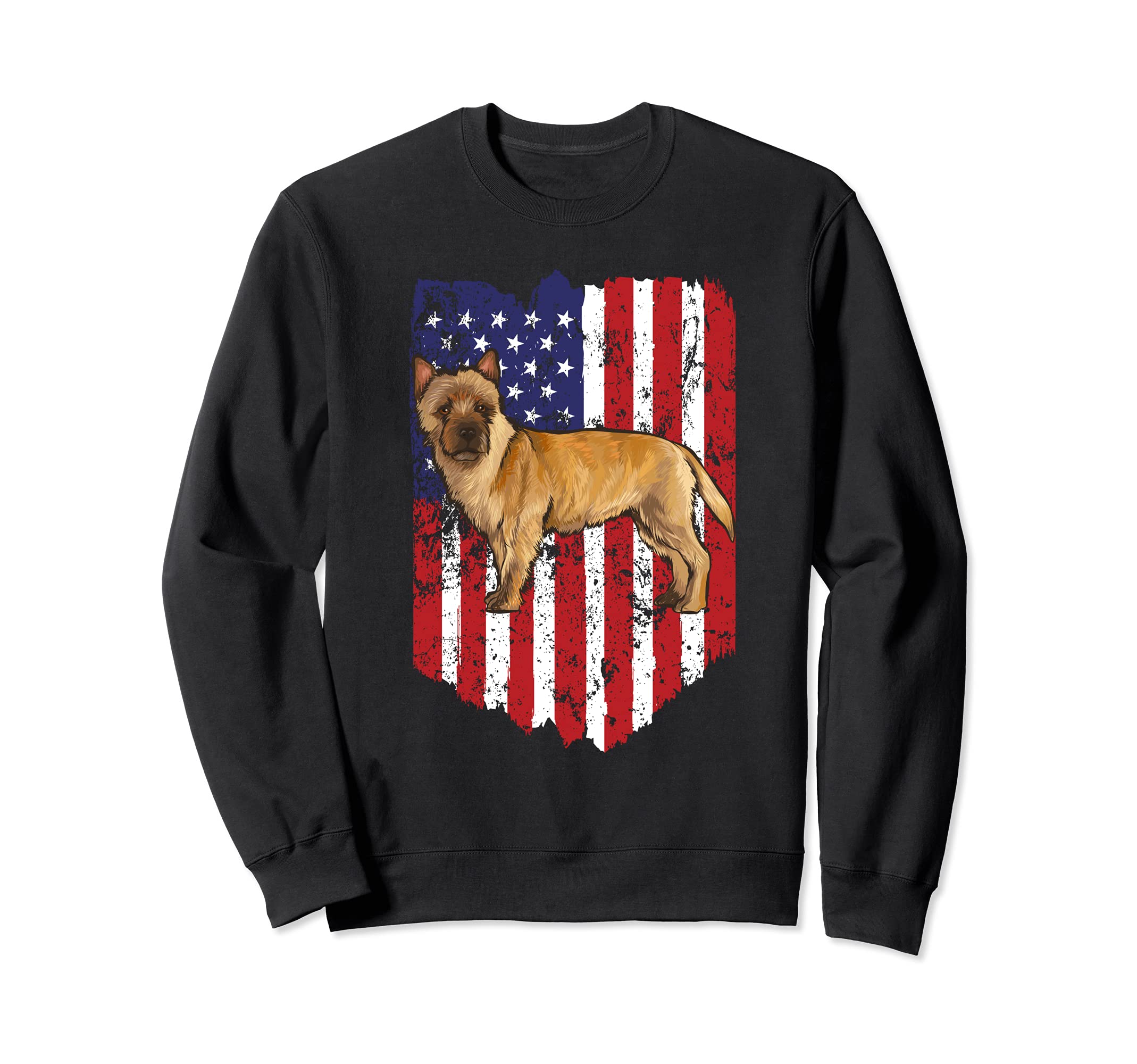 American Flag Cairn Terrier 4th Of July USA Sweatshirt