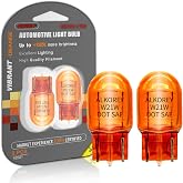 ALKOREY-T20 W21W 7440 Turn Signal Bulbs,2100K Amber 12V 21W 7440NA Automotive Light Bulb,Car Miniature Lamps,Ideal for Parking,2 Pack