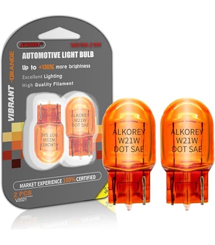 Amazon.com: SHOUCHI 2PCS Amber Color Turn Signal Light Bulb DS7Z