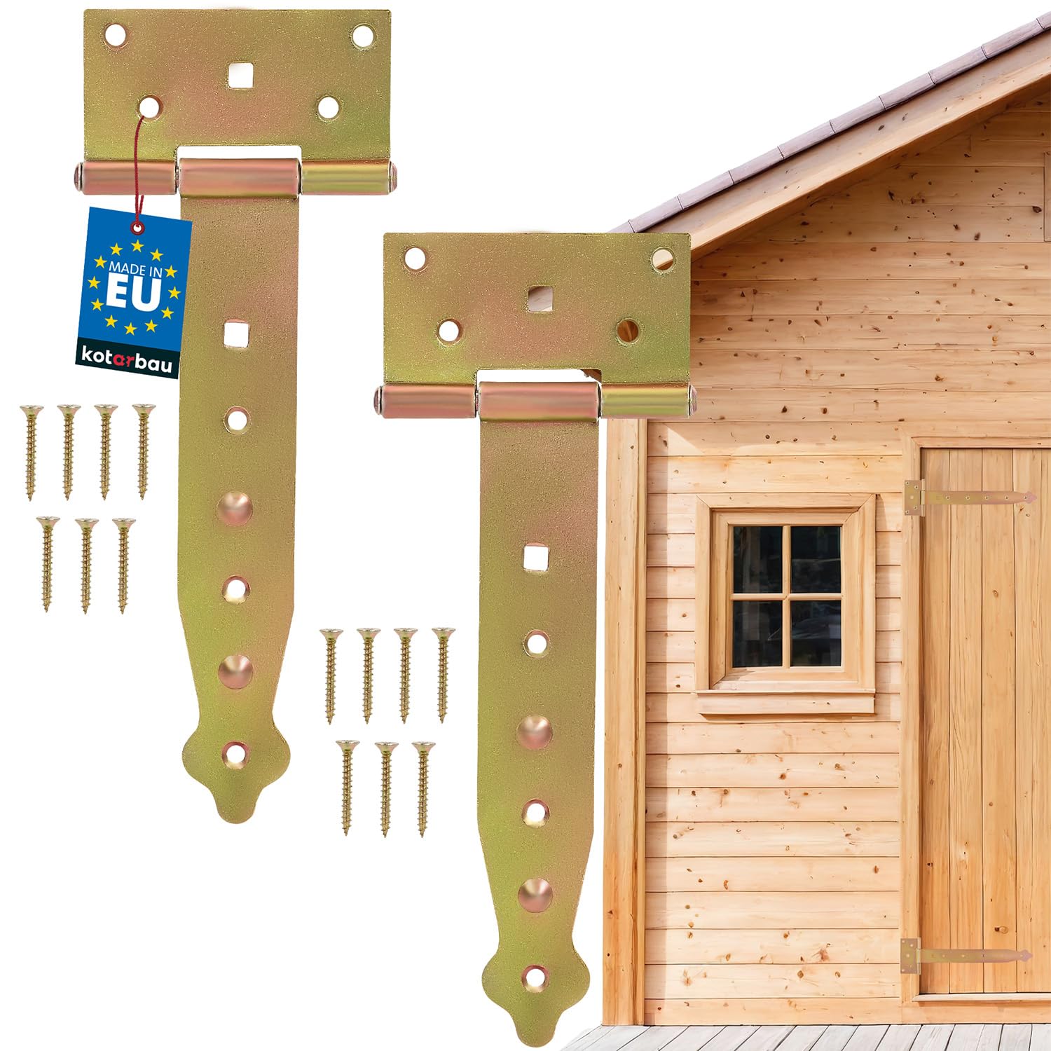 KOTARBAU 5907465920353 Cross Hanger, Gold/galvanised, 200 mm