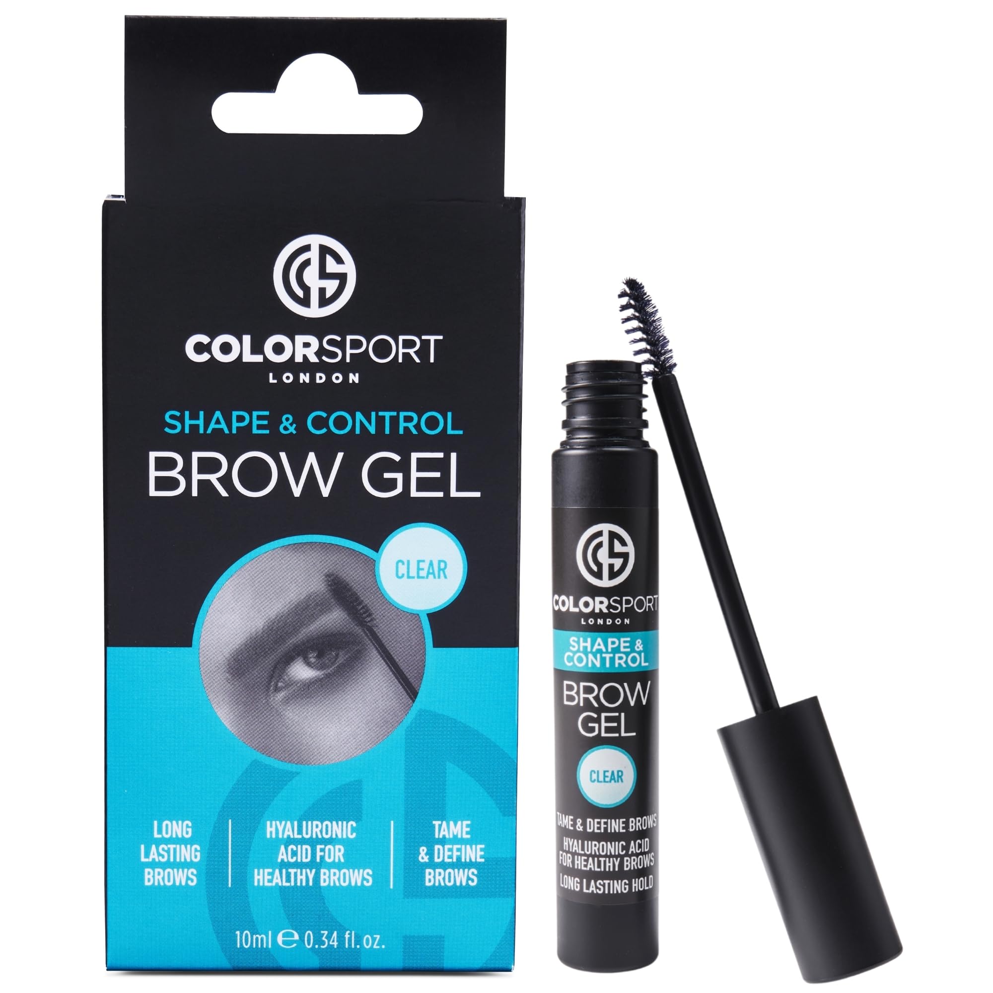 COLORSPORT Shape & Control Brow Gel – Clear | Long-Lasting & Waterproof Instant Brow Styler | Creates Laminated Brows | Vegan & Cruelty-Free | 10ml
