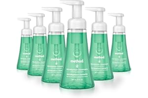 Method Foaming Hand Wash, Back to School Teacher Supplies, Eucalyptus + Rosemary, 10 fl oz, 6 Pack