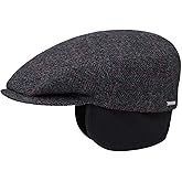 Stetson Kent Ear Flaps Flat Cap Men Fall Winter
