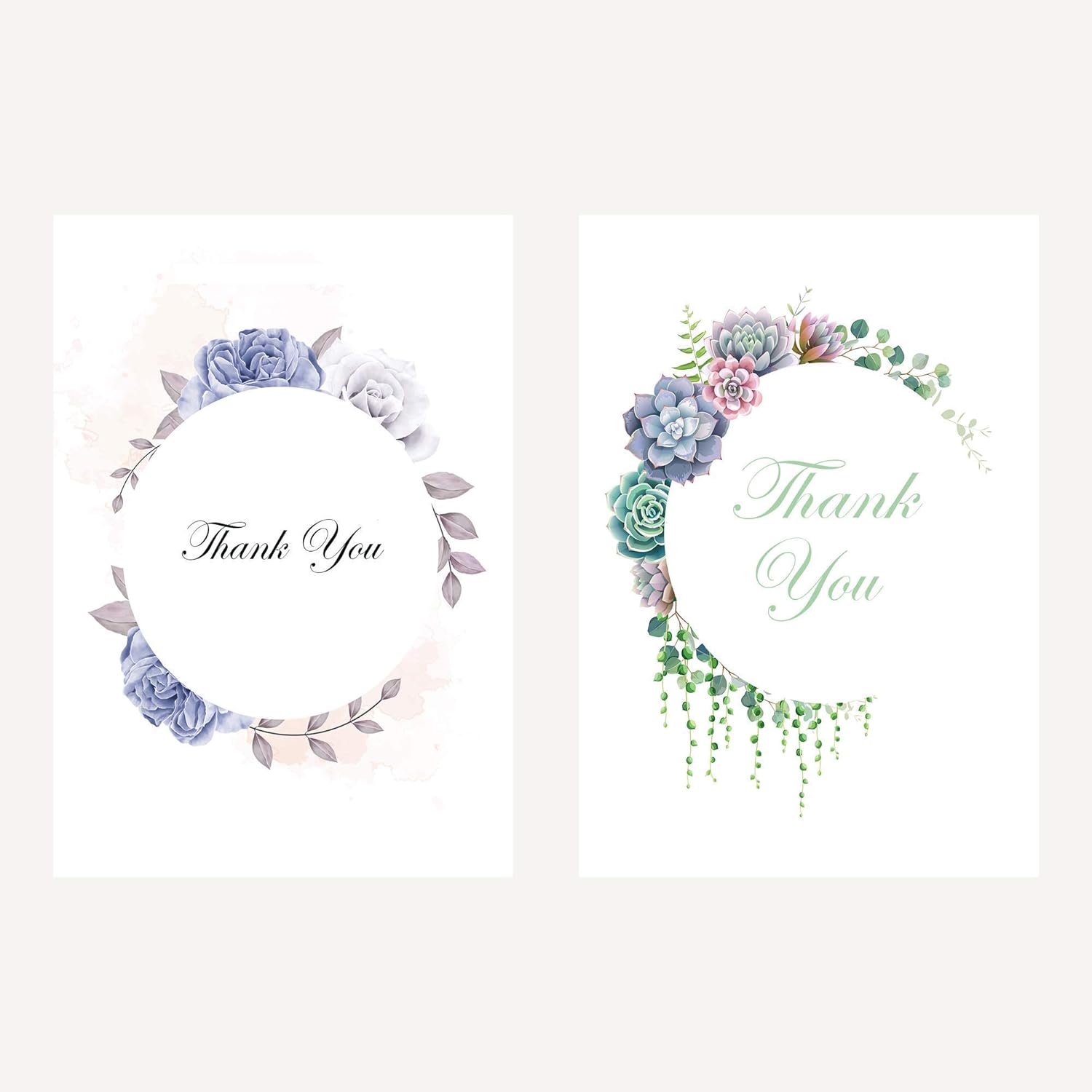 10 Cartes Remerciement Thank You Card Carte Merci 2 Motifs 5 Cartes De Chaque Motif Carte Remerciement Mariage Anniversaire Bapteme Deces Carte Merci En Anglais Amazon Fr Handmade