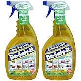 De-Solv-It Citrus Solution, Multi-Surface Cleaner &amp; Degreaser 33 oz, 2 Pack | Removes Sticky Residue, Oil &amp; Grease