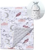 CREVENT Soft Plush Baby Crib Blanket 75x100 cm Unisex Newborn Toddlers