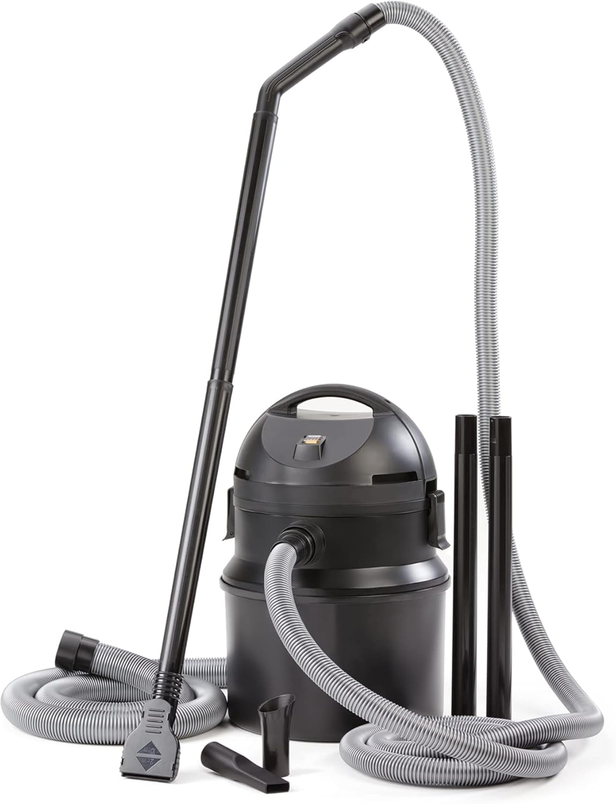 Pontec PondoMatic 1400 W Pool and Pond Vacuum Cleaner - Powerful Pond Algae Remover with 30-Litre Collection Tank, 3 Nozzles, and a 4-Metre Cable