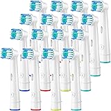 Aster Replacement Toothbrush Heads - 16 Pack, Compatible with Oral-B Braun Professional Electric Precision Clean Brush Heads 