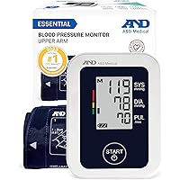 A&D Medical Blood Pressure Monitor for Home Use - UA-651CN - Upper Arm Precise BP Machine - Wide Range Cuff (8.6–16.5” / 22-4