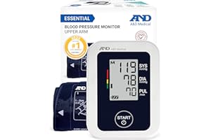 A&D Medical Blood Pressure Monitor for Home Use - UA-651CN - Upper Arm Precise BP Machine - Wide Range Cuff (8.6–16.5” / 22-4
