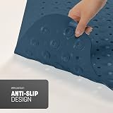 KEPLIN Premium Non-Slip Bath Mat 200 Suction Cups 40x100cm Dark Blue view 5