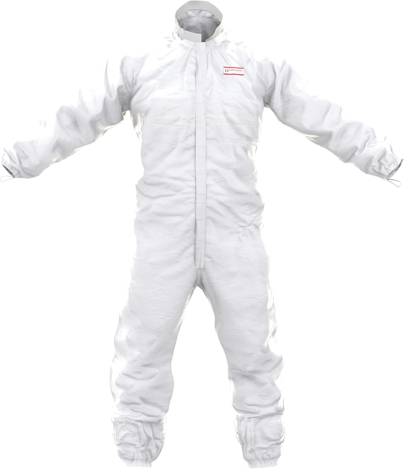 Coverall/Chemical Protective Suit Model N PPE Cat. III Type 5/6 (Medium) White